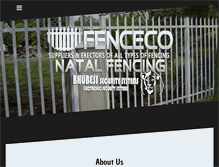 Tablet Screenshot of fenceco.co.za