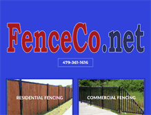 Tablet Screenshot of fenceco.net